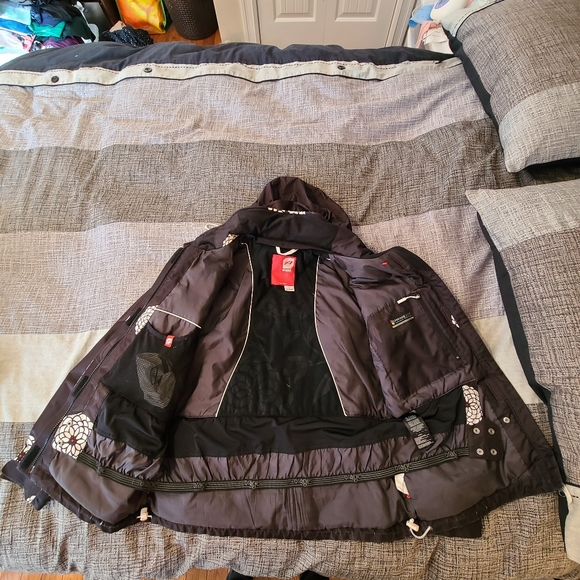 🌟Vintage Orage Black and White Winter Jacket Size Large - Picture 5 of 12